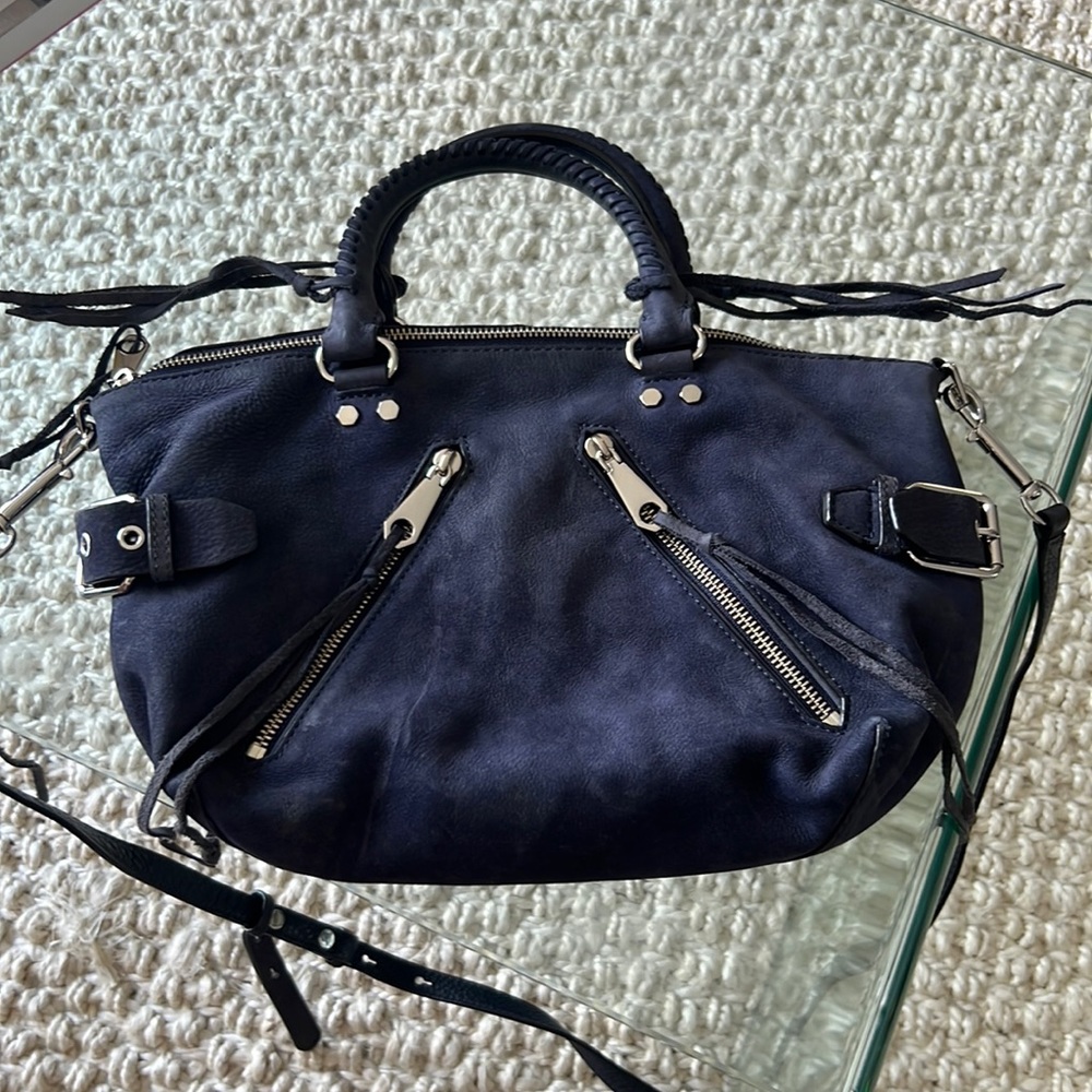 Rebecca Minkoff Navy Suede Bag